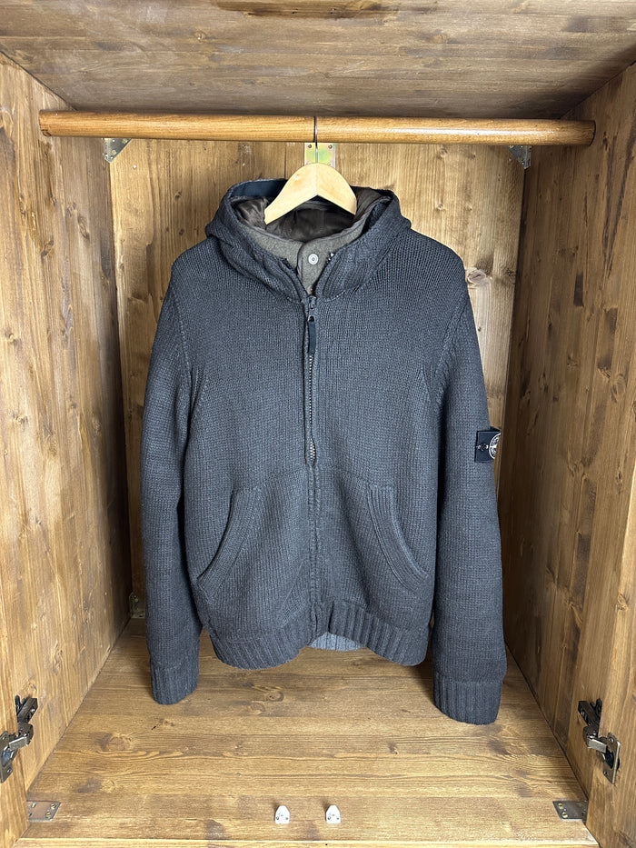 AW08 GRAPHITE KNIT in Black Grey