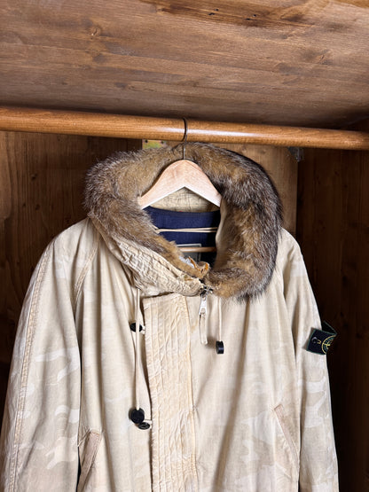 AW90/91 LUPO ICE JACKET CAMOUFLAGE COTTON RIPSTOP-ARMOR in Beige