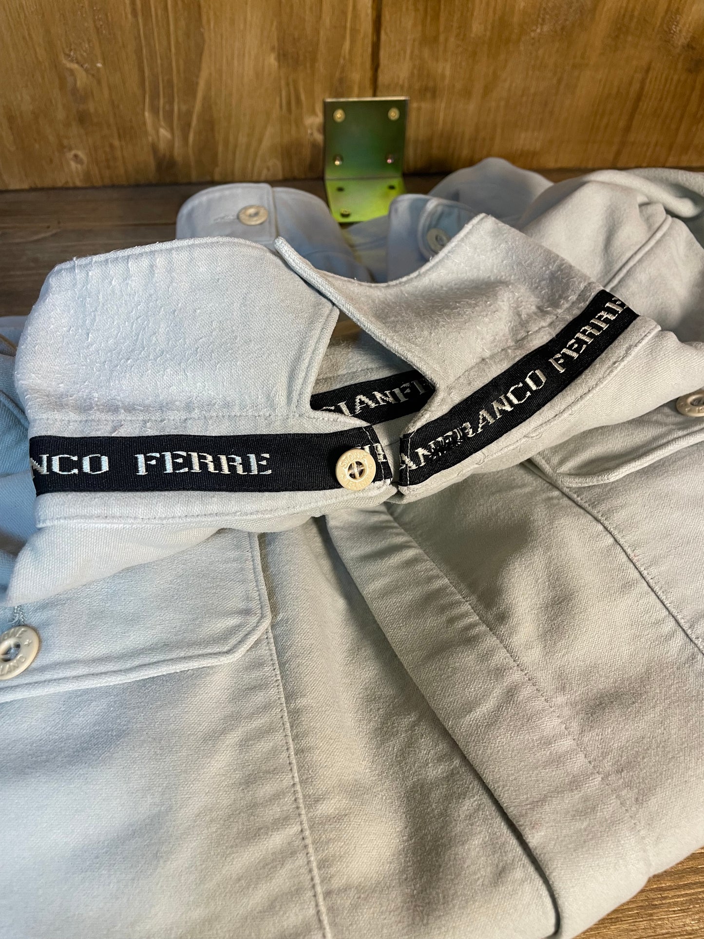 Moleskin cotton overshirt sample Gianfranco Ferre (unreleased)