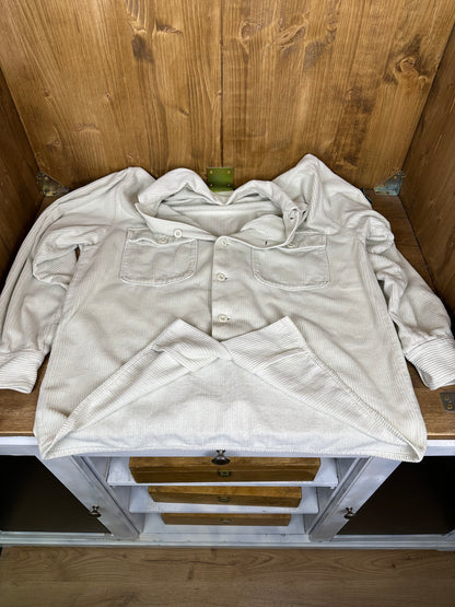 AW94 CORDUROY OVERSHIRT in Cream White