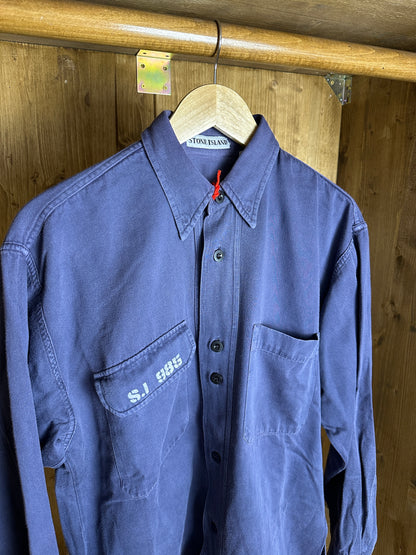 SS85 COTTON SHIRT in Faded Blue