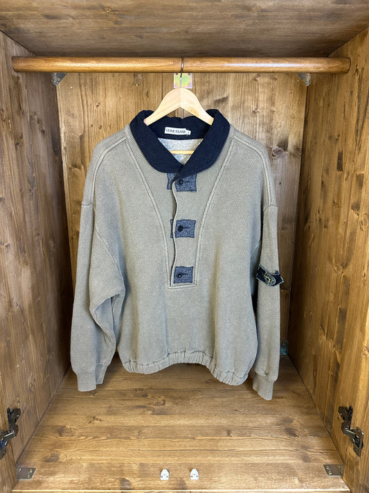 AW85 COTONE A COSTE JUMPER in Khaki