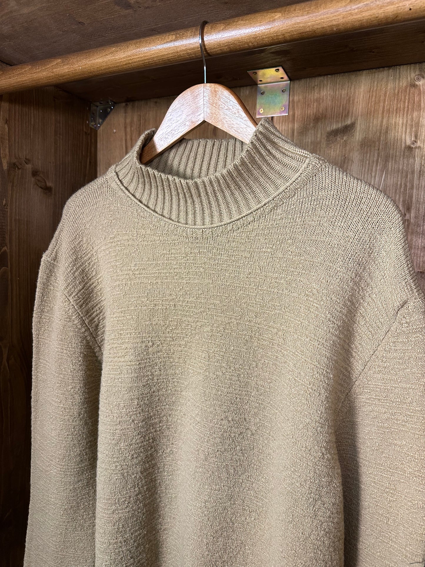 AW03 BROWN WOOL SWEATER