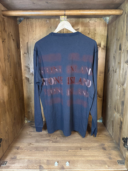 AW19 LONGLSEEVE BURNT-RUSTED SPELLOUT