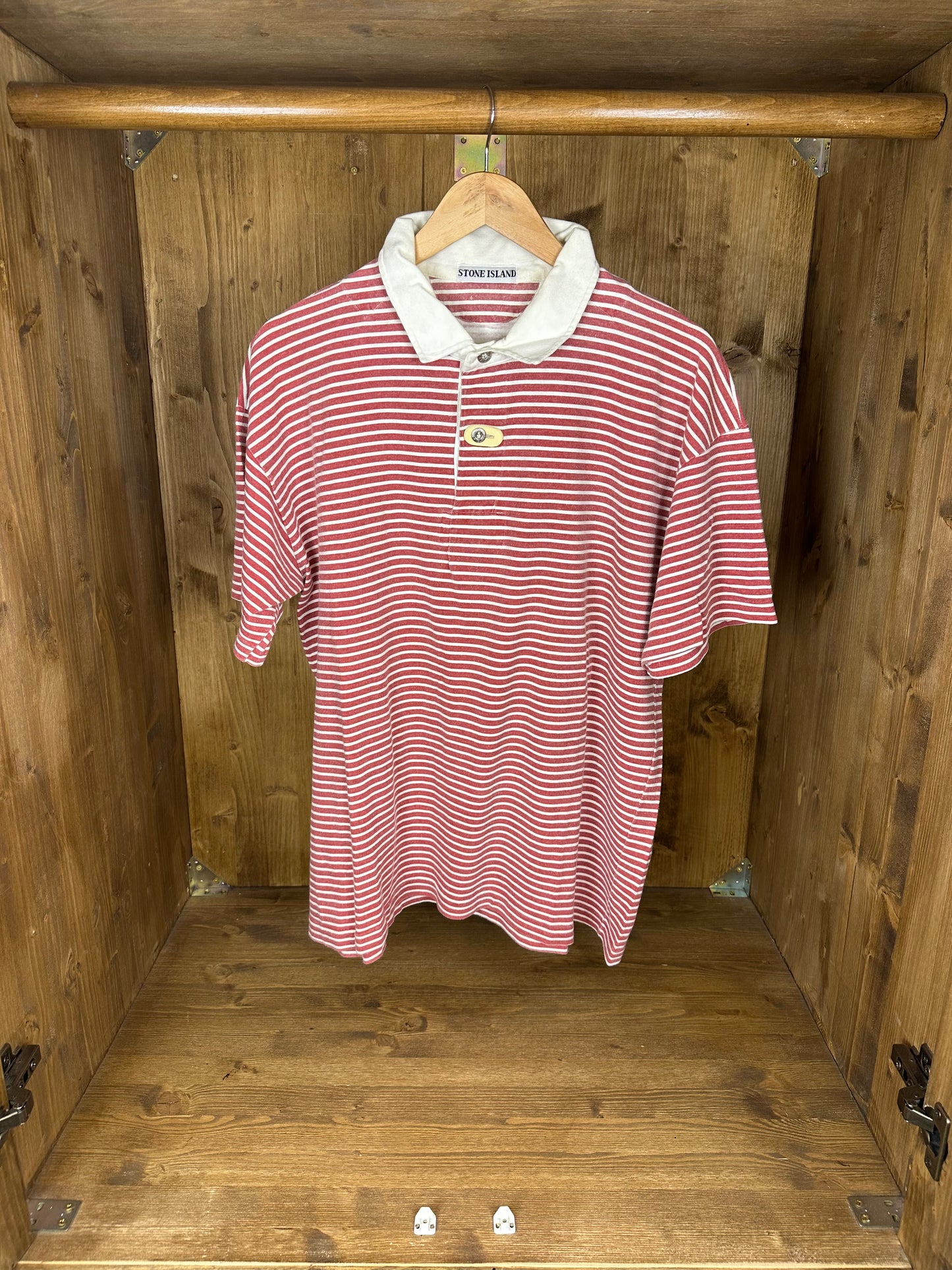 SS87 MARINA POLO in Red&White