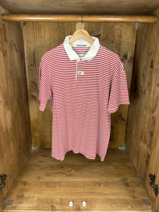 SS87 MARINA POLO in Red&White