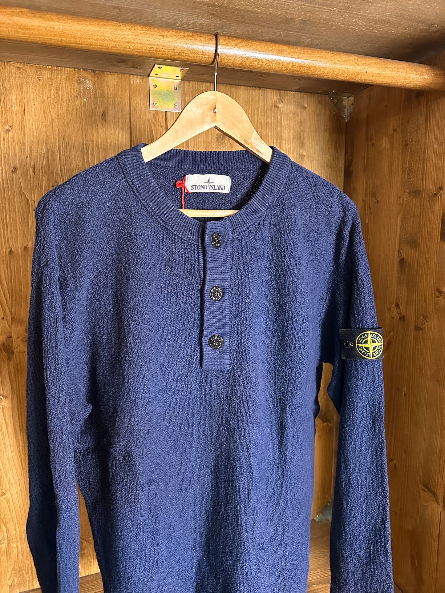 SS19 SPONGE COTTON CREWNECK in Sapphire Blue
