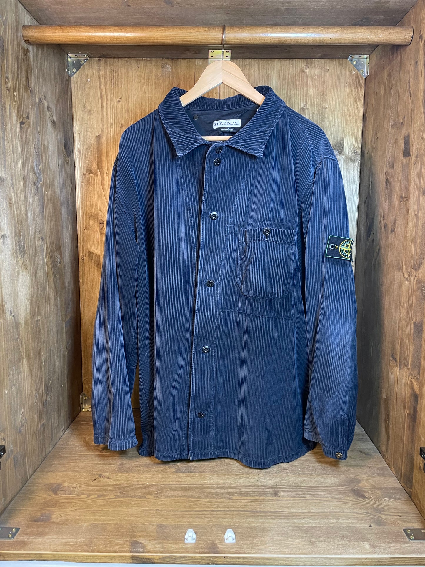 1996 Blue corduroy overshirt