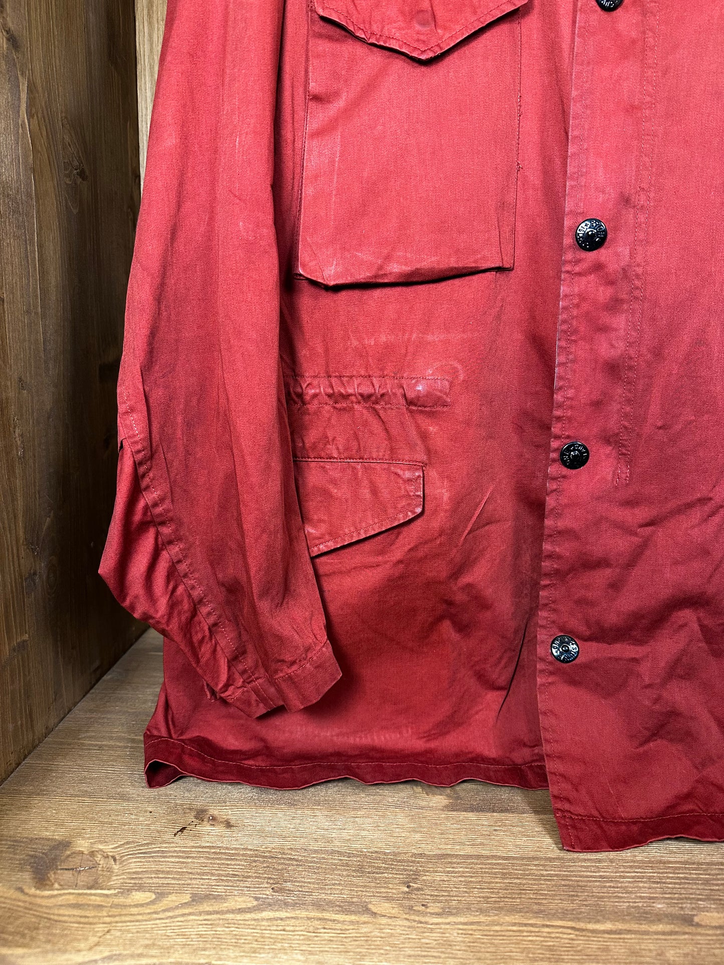 SS1989 RASO GOMMATO WHITE COVER M65 MILITARY JACKET