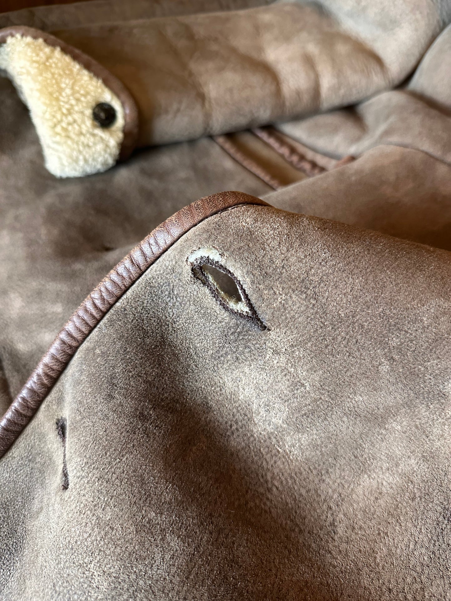 AW88 SHEEPSKIN PARKA in Brown