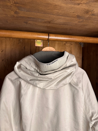 AW20s C.P. COMPANY A.A.C. DOWN JACKET in Oyster White