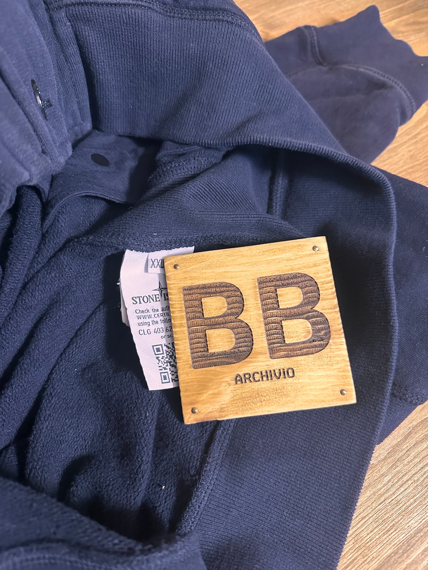 COTTON CARDIGAN in Blue navy