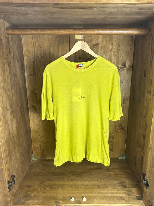 SS00s SPELLOUT TEE in Bright Yellow