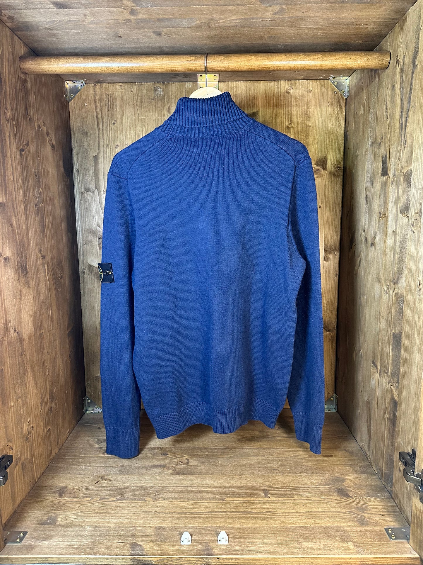 TURTLENECK BLU JUMPER