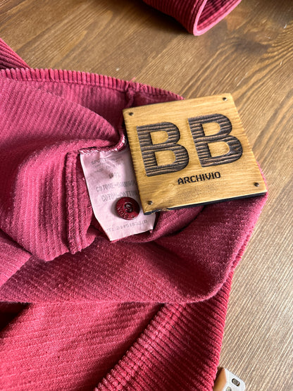 AW94 CORDUROY DOUBLE POCKET in Red Violet