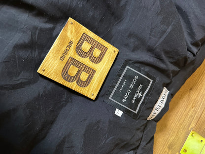 AW1994 PURE BLACK GOOSE DOWN GILET