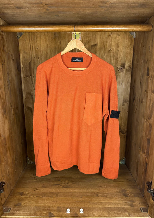 SS18 SHADOW PROJECT CREWNECK in Orange