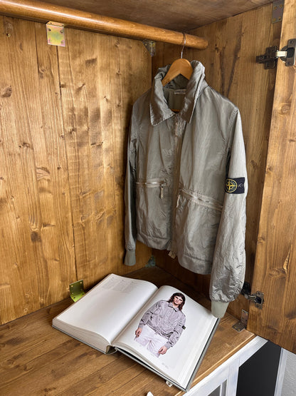 SS08 NYLON METAL FLIGTH BOMBER from Archivio in Space Grey