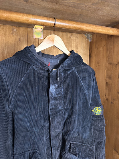 AW20 FROST CORDUROY Supreme X Stone Island sample piece in Jet Black
