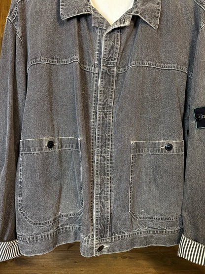 SS1988 PIGMENT PRINT DENIM CHORE CARPENTER cropped fit