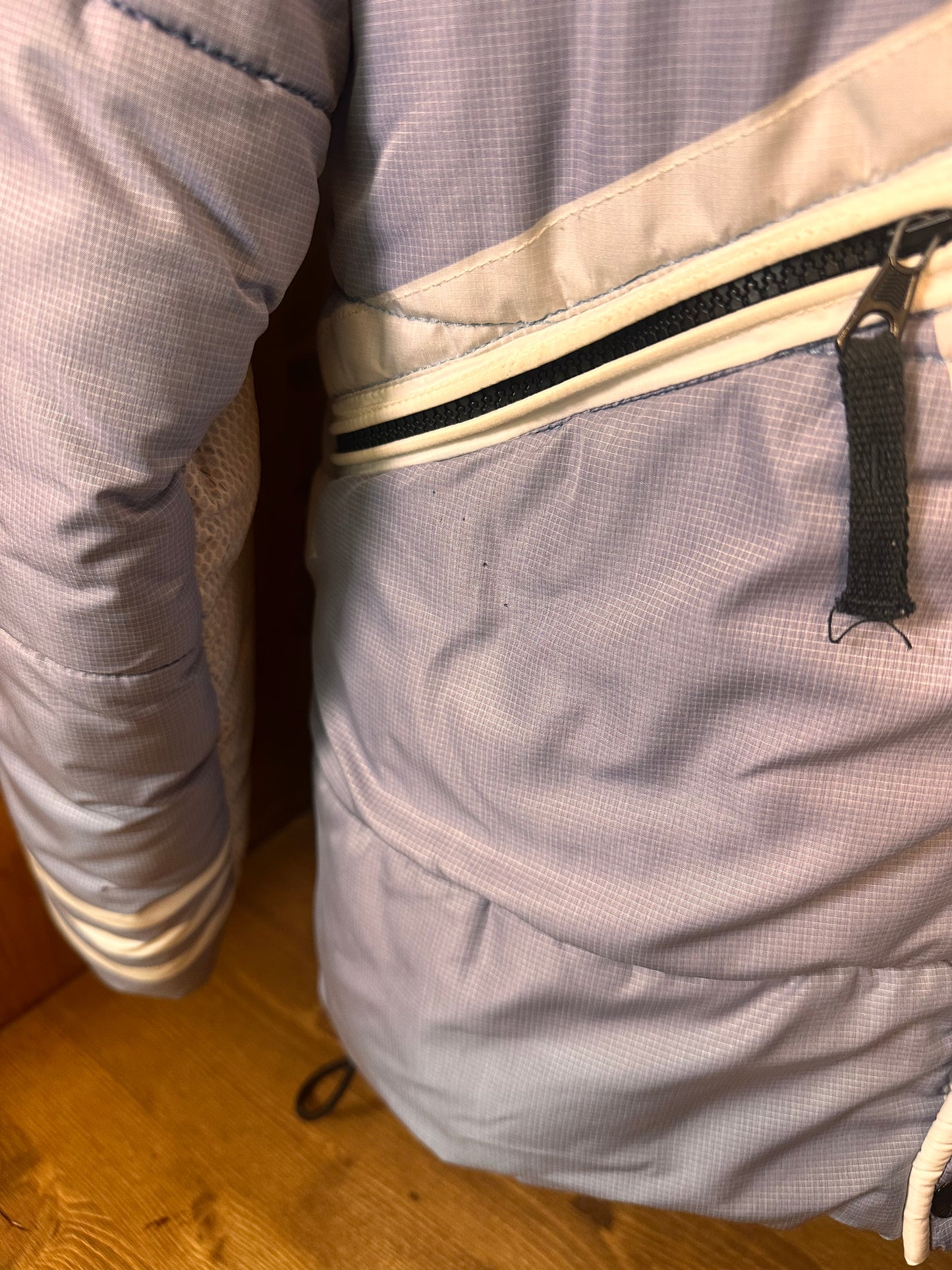 AW02 RIPSTOP DOWN JACKET in Light Blue