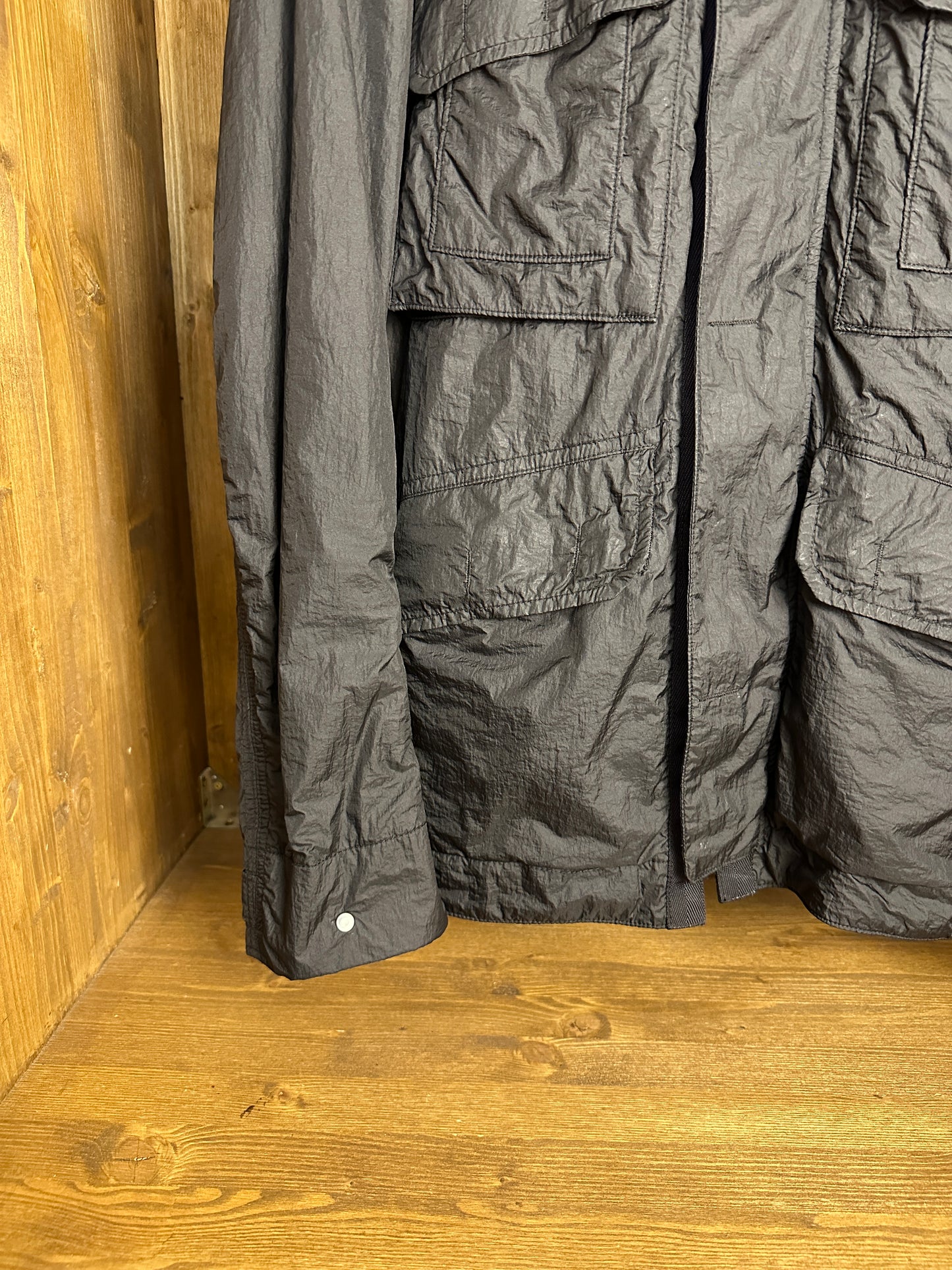 SS10 NYLON POLYAMIDE 3in1 JACKET in Deep Black