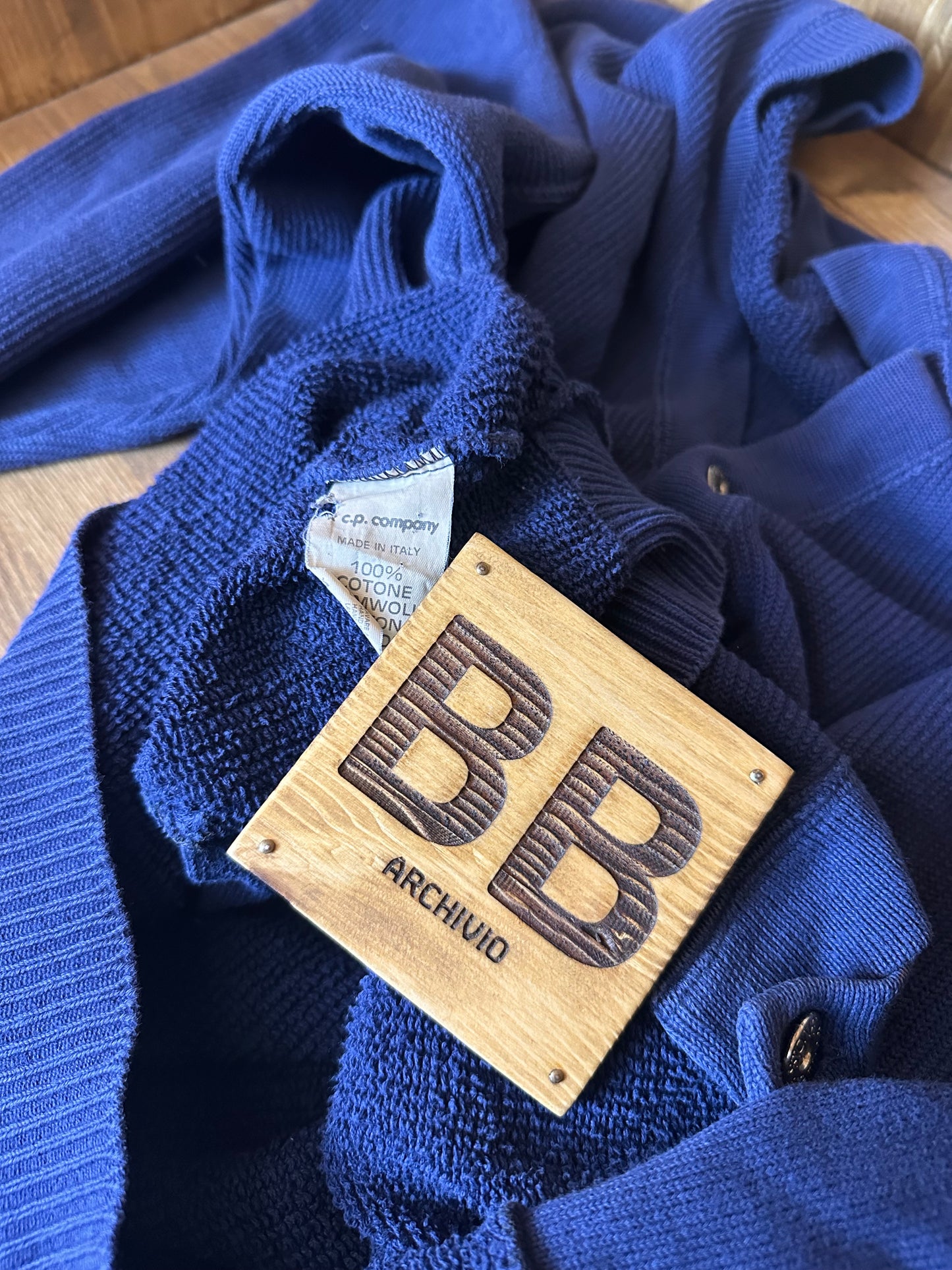 80s COTTON CARDIGAN in Purple