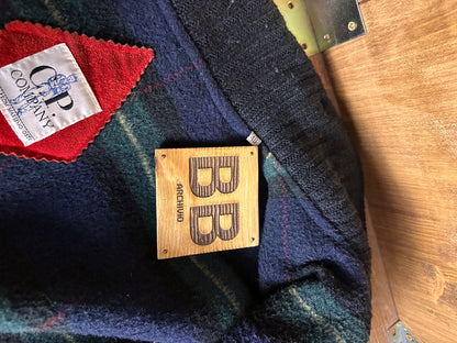 AW83/84 JAPANESE WRINKLED NYLON GRADIENT WITH LEATHER INSERTS in Mixed Shades of Brown