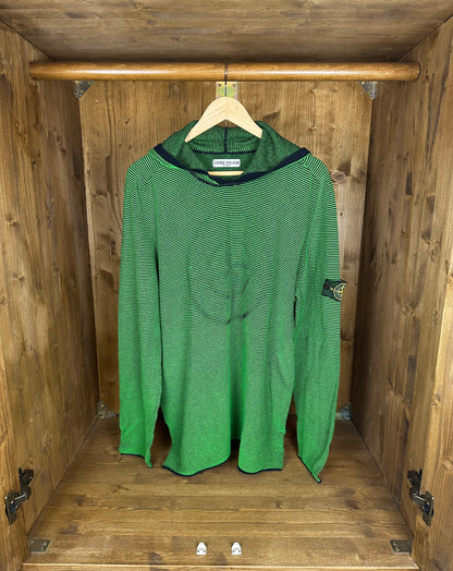 SS09 HOLOGRAPHIC HOODIE MESH in Neon Green