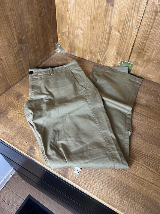 SS15 PLAIN COTTON JEANS in Yellow Grey