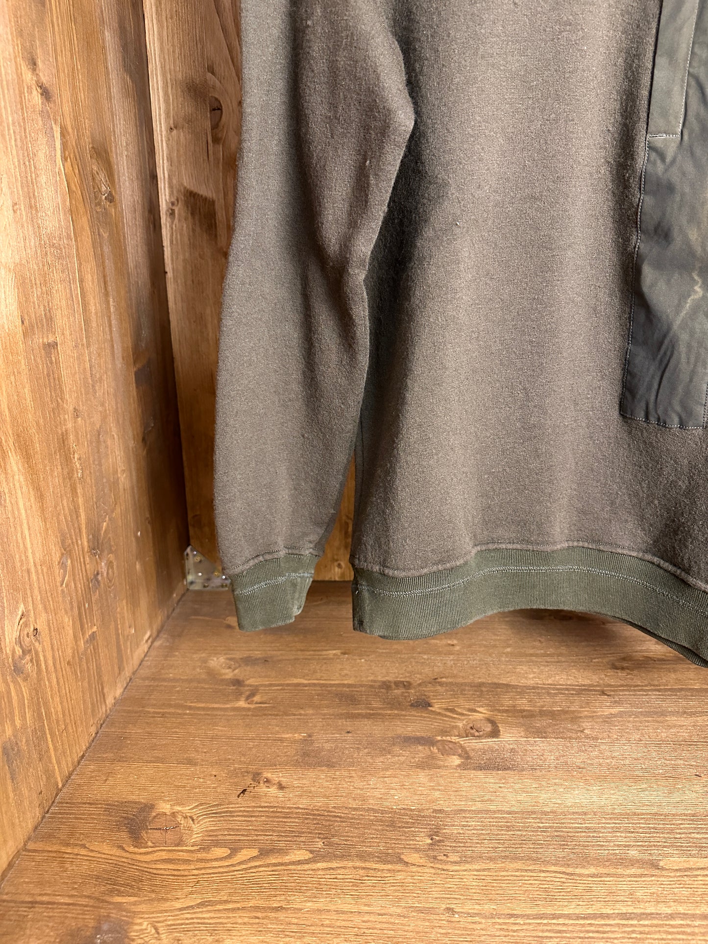 AW19 VIRGIN WOOL JUMPER GHOST PIECE in Green