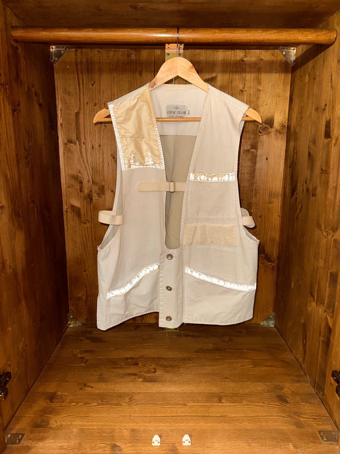 SS1983 TELA STELLA WHITE UTILITY REFLECTIVE VEST