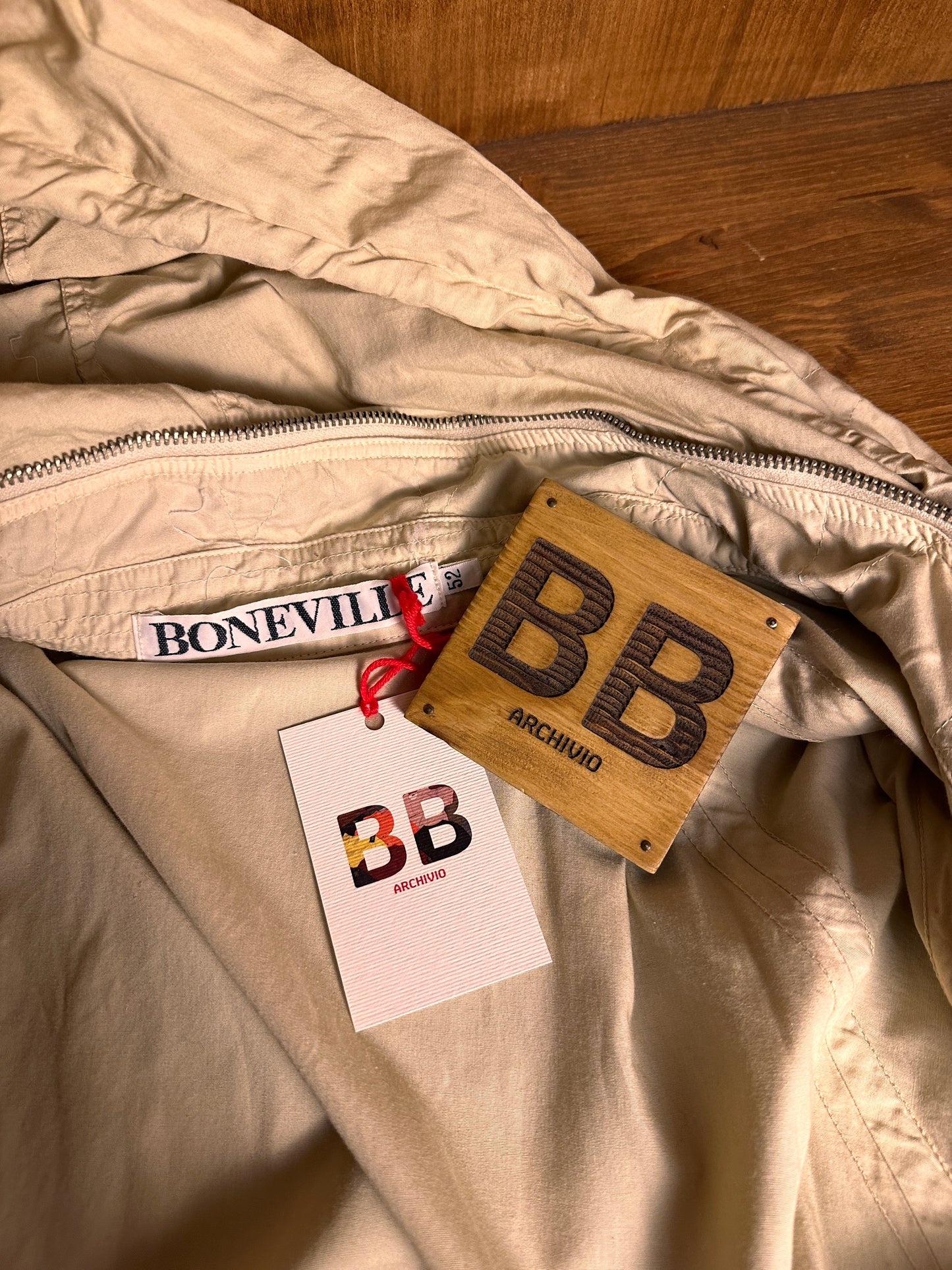 SS85 BONEVILLE LIGHT COTTON JACKET in Ivory