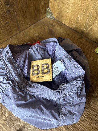 SS18 NYLON METAL SHORTS in Space Grey