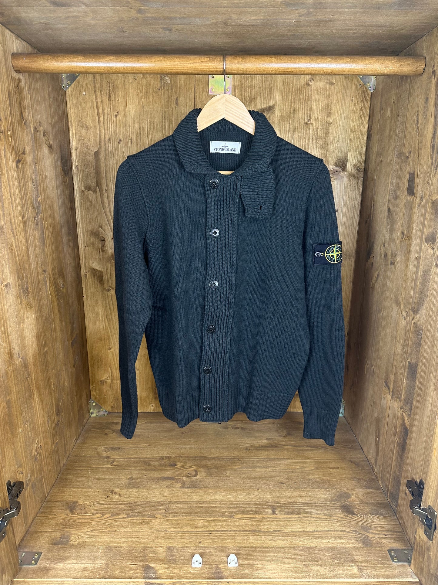 AW17 WOOL CARDIGAN in Black