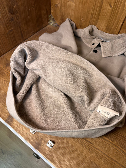 AW99 PILE CREWNECK in Light Brown