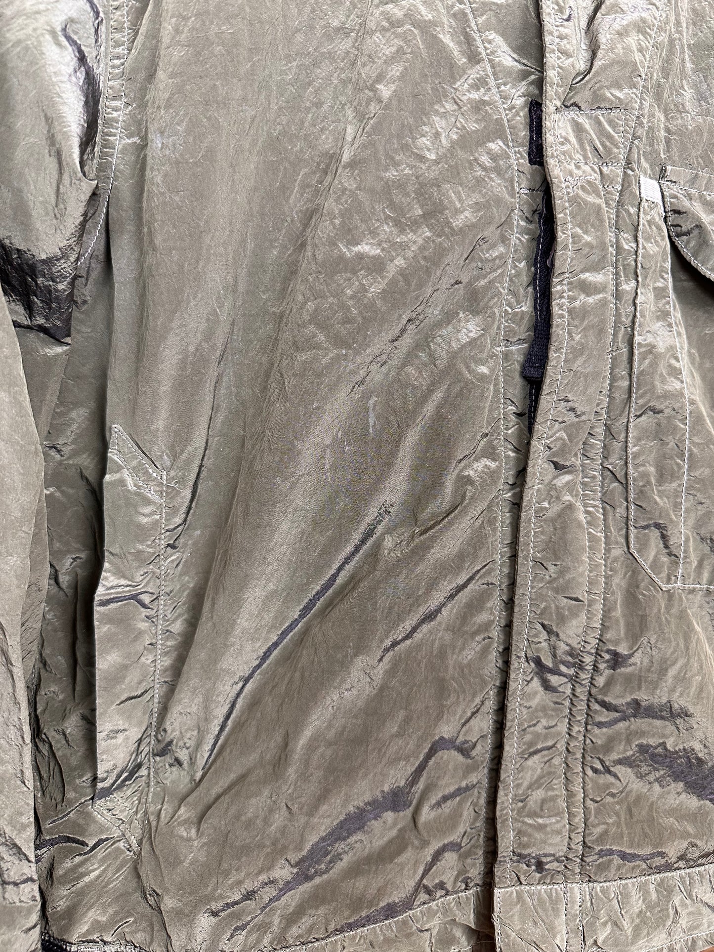 SS08 NYLON METAL JACKET in Light Green