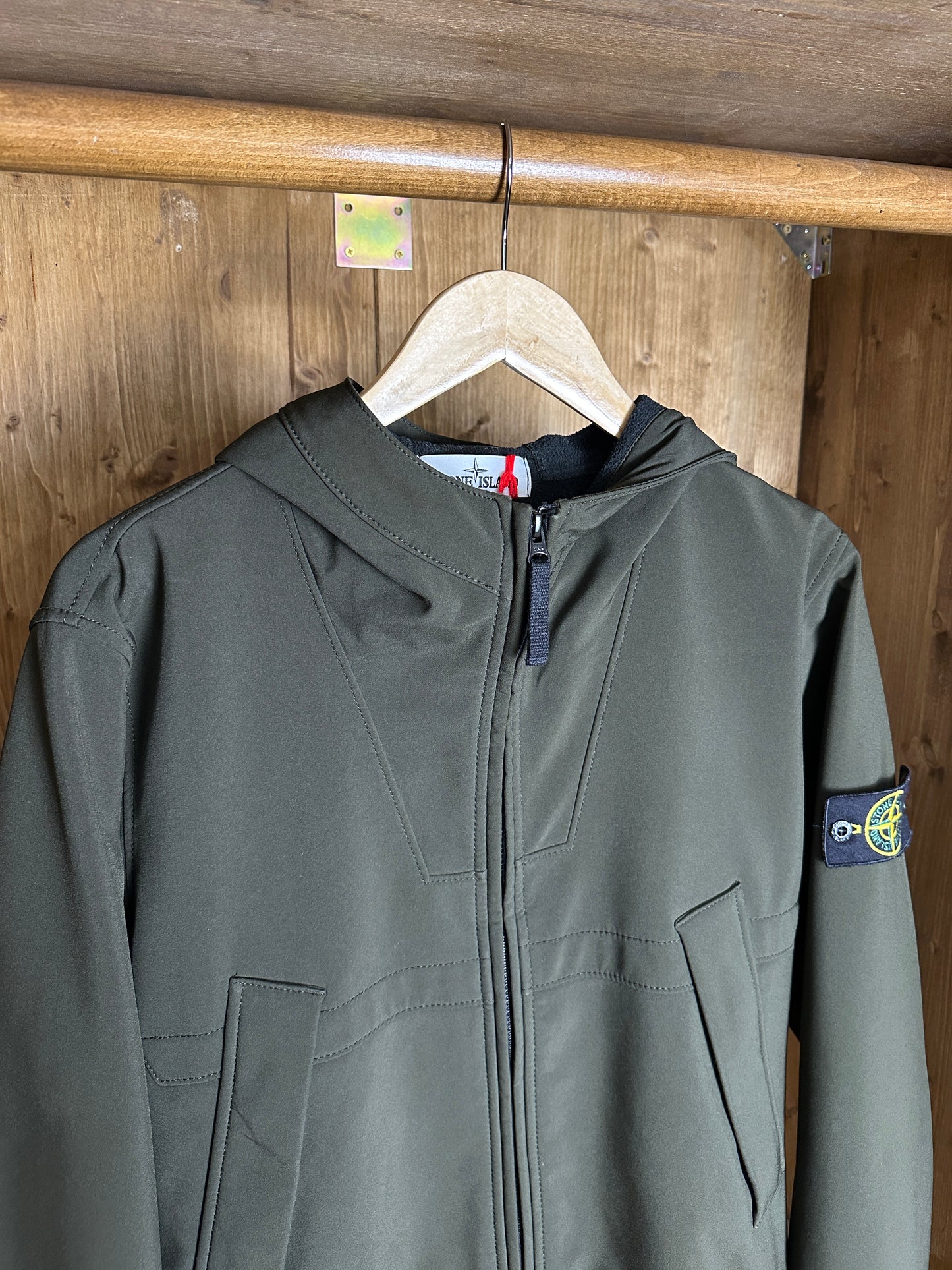 AW13 SOFT SHELL-R in Brown Green