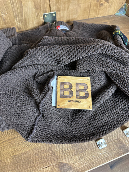 AW95 CHENILLE JUMPER in Oak Brown