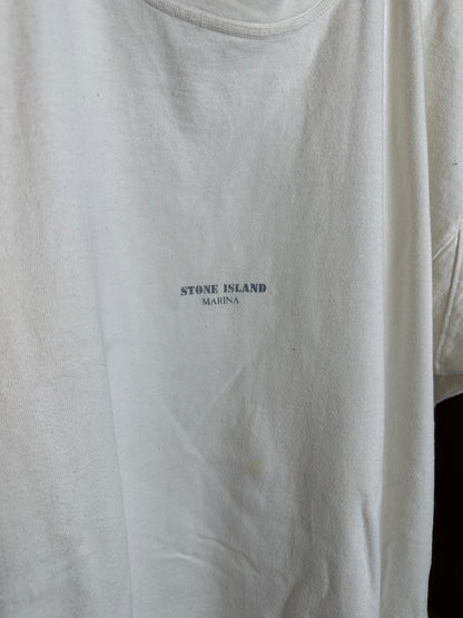 SS80s MARINA TEE in Bone White