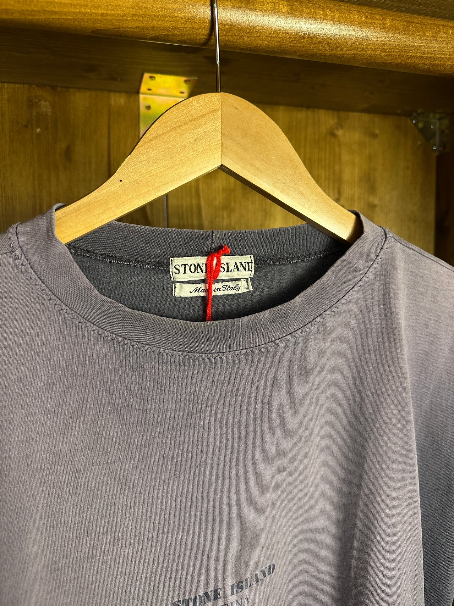 SS95 STONE ISLAND MARINA TEE in Torquise Blue