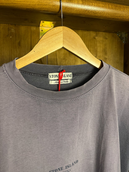 SS95 STONE ISLAND MARINA TEE in Torquise Blue