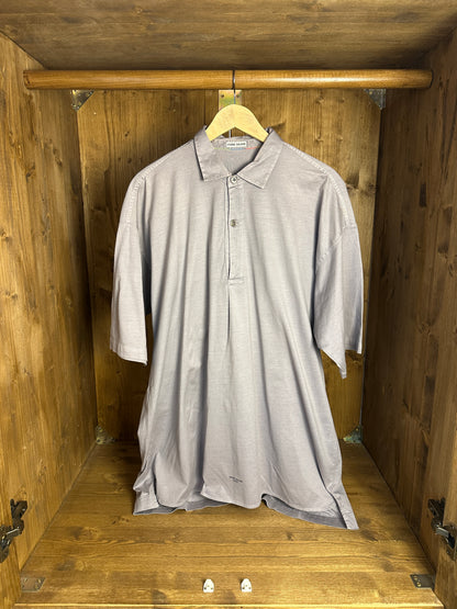 SS89 STONE ISLAND MARINA POLO “Rainbow Stitching” in Grey