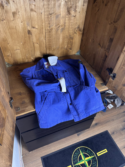 SS94 CANVAS STAR BLAZER CUT in Himmelblau