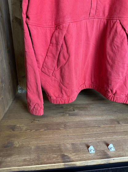 AW85 HOODIE in Blossom Red & Black