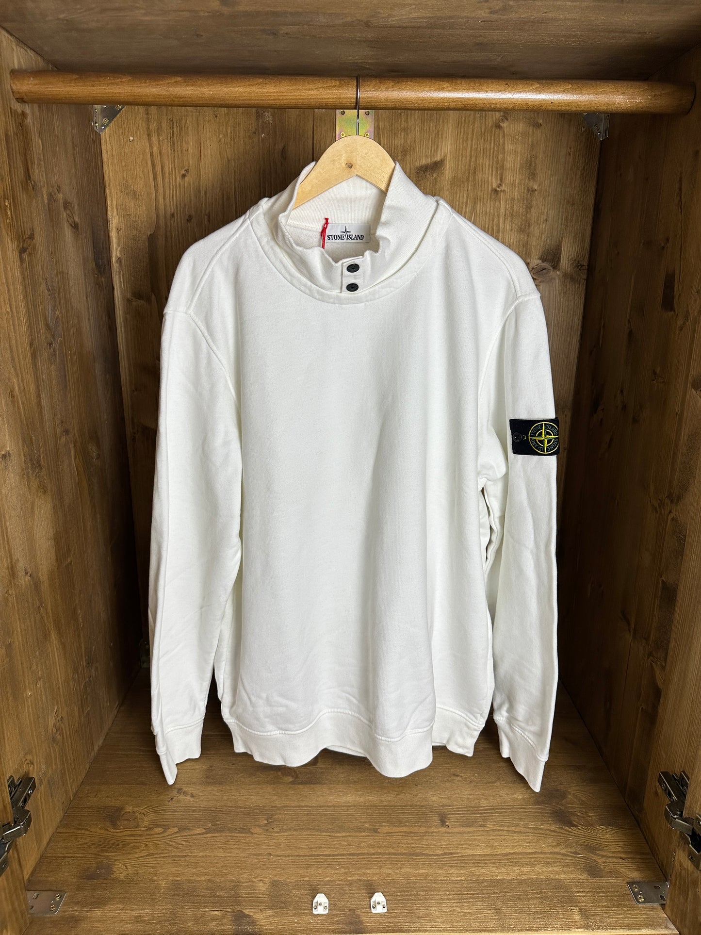 AW18 COTTON CREWNECK in Pure White
