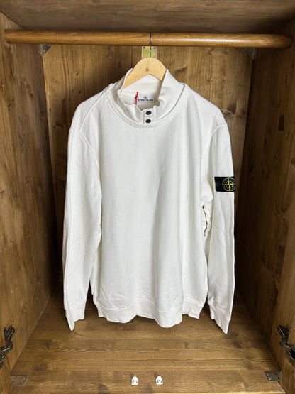 AW18 COTTON CREWNECK in Pure White