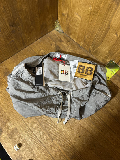 SS25 NYLON METAL SWIMSHORT In Grey