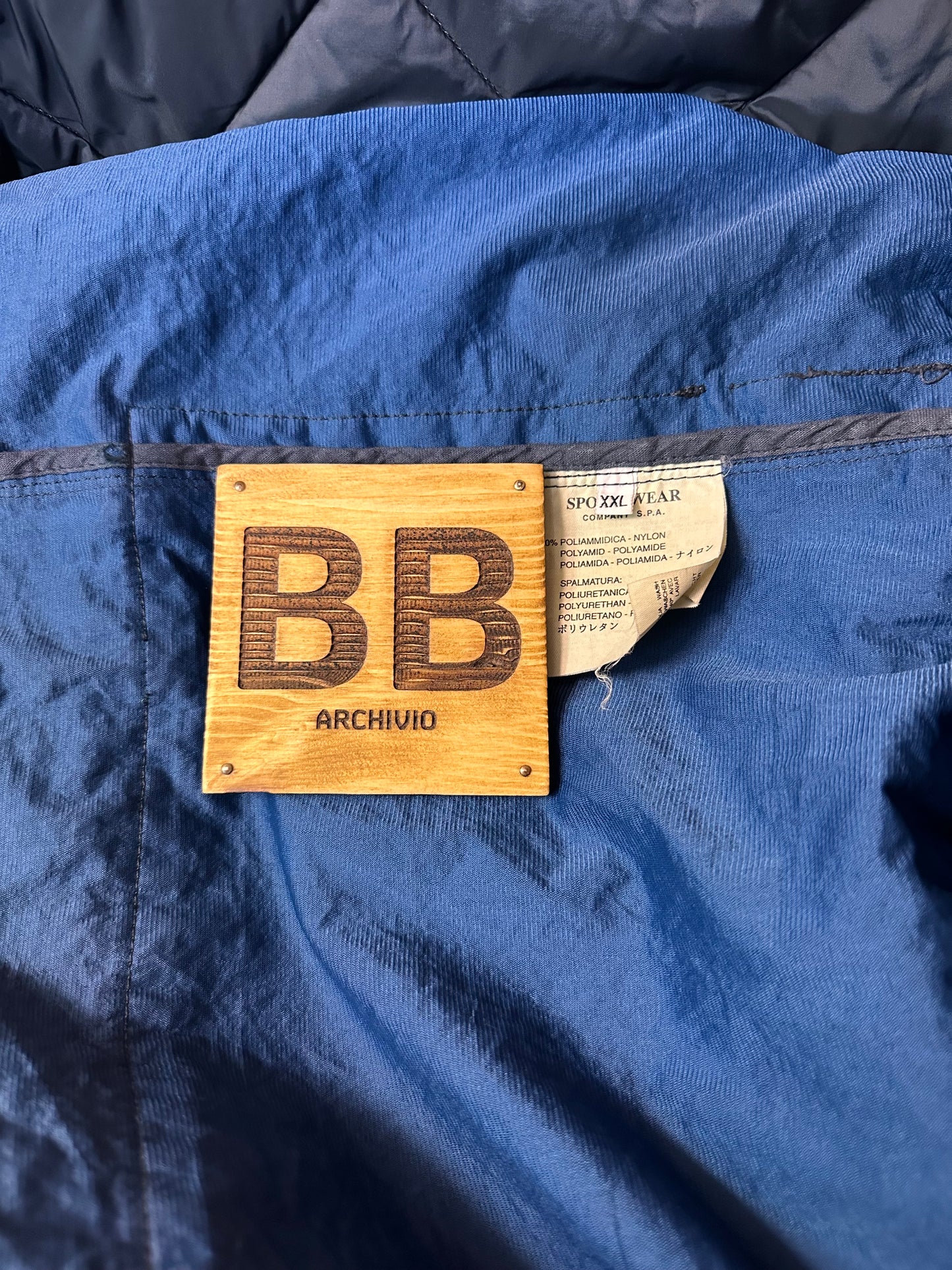 AW02 DOUBLE MESH BLU with detachable polyamide inner from Archivio