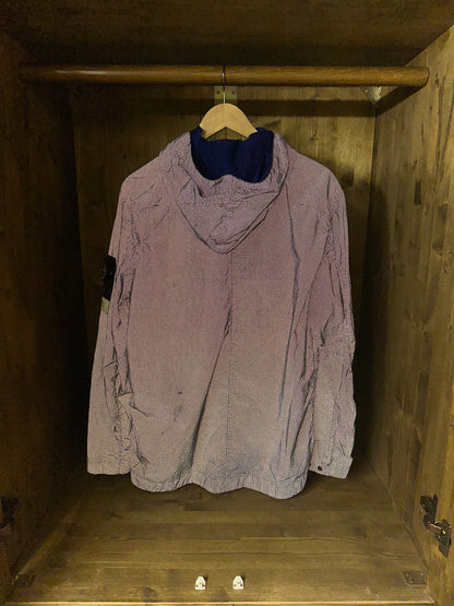 SS16 GARMENT DYED PIXEL REFLECTIVE BLUE